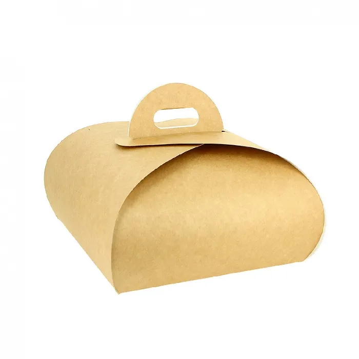 25 Uds. Caja de tarta kraft mediana formato mariposa (28x28x15 cm) | Ref: TAR002