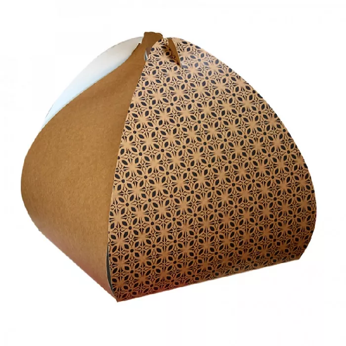 25 Uds. Caja kraft para tarta y mona alta (28x28x32 cm) | Ref: TAR005