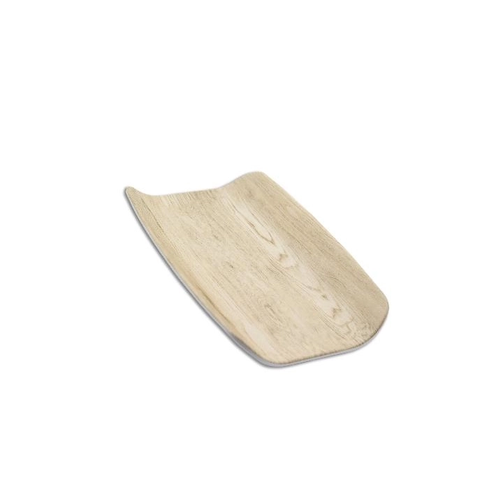 Bandeja rectangular GN 1/4 con bordes elevados 26 x 16 x 4 cm Madera/Blanco (Pack de 6 unidades)